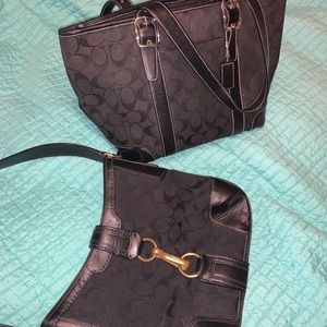 Bundle black coach bags 2 styles